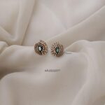 Green Victorian Finish Earrings