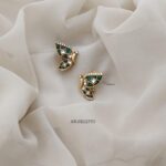Jadau Kundan Green Butterfly Earrings