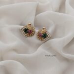 Simple Peacock Stud Earrings