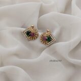 Simple Peacock Stud Earrings