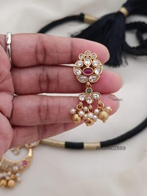 Uncut Stone Dori Necklace