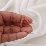 Two Layer Ruby Vanki Finger Ring
