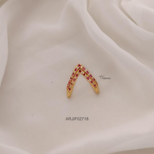 Two Layer Ruby and White Vanki Ring
