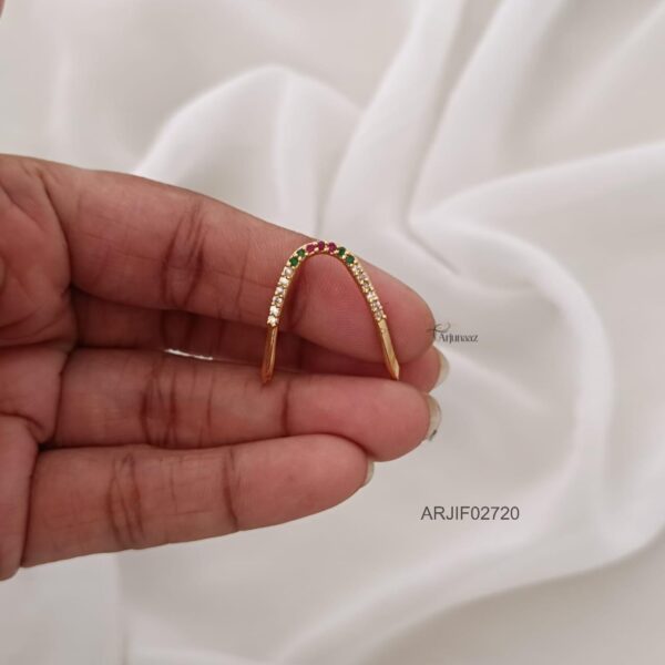 Cute Multi Stone Vanki Ring