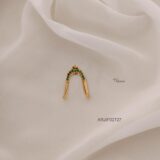 Traditional Green Stone Vanki Finger Ring