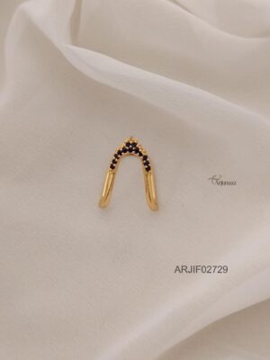 Black Stone Vanki Finger Ring