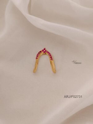 Ruby Stone Vanki Finger Ring