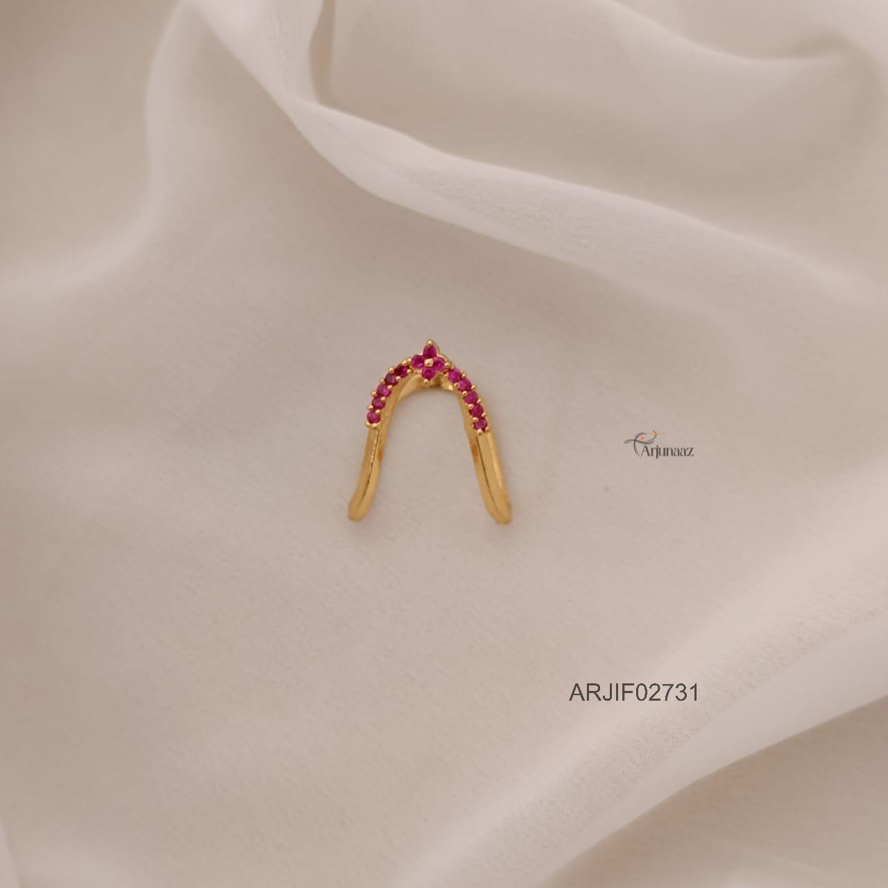 2731-01 Ruby Stone Vanki Finger Ring