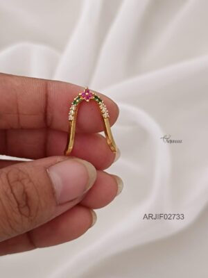 Multi Stone Vanki Finger Ring ARJIF02733