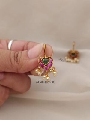 Antique Kemp Hook Drop Earrings