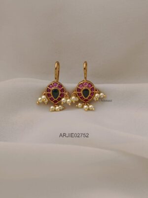 Kemp Pearl Hook Drop Earrings