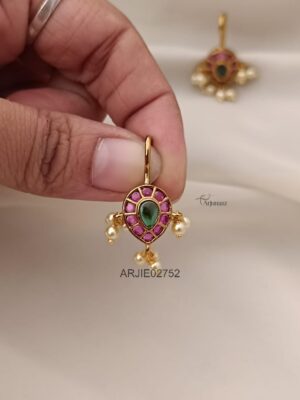 Kemp Pearl Hook Drop Earrings