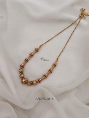 Gold Beaded Necklace