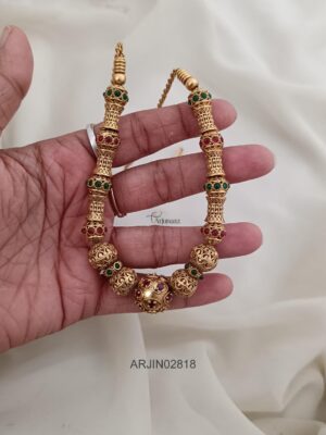 Gold Beaded Necklace