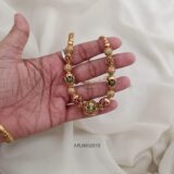 Gold Beaded Necklace ARJIN02819