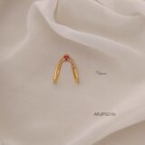 Ruby and White Vanki Finger Ring