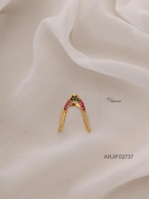 Ruby and Green Vanki Finger Ring