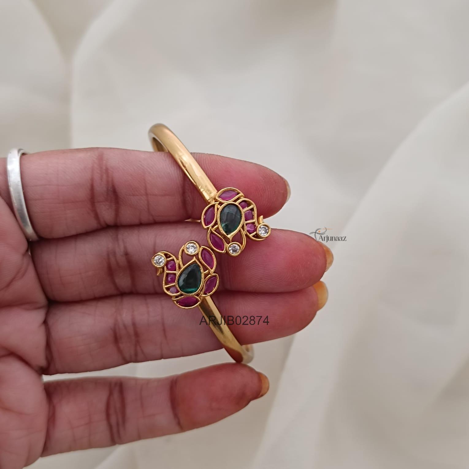 2874-02 Peacock Open Type Bracelet