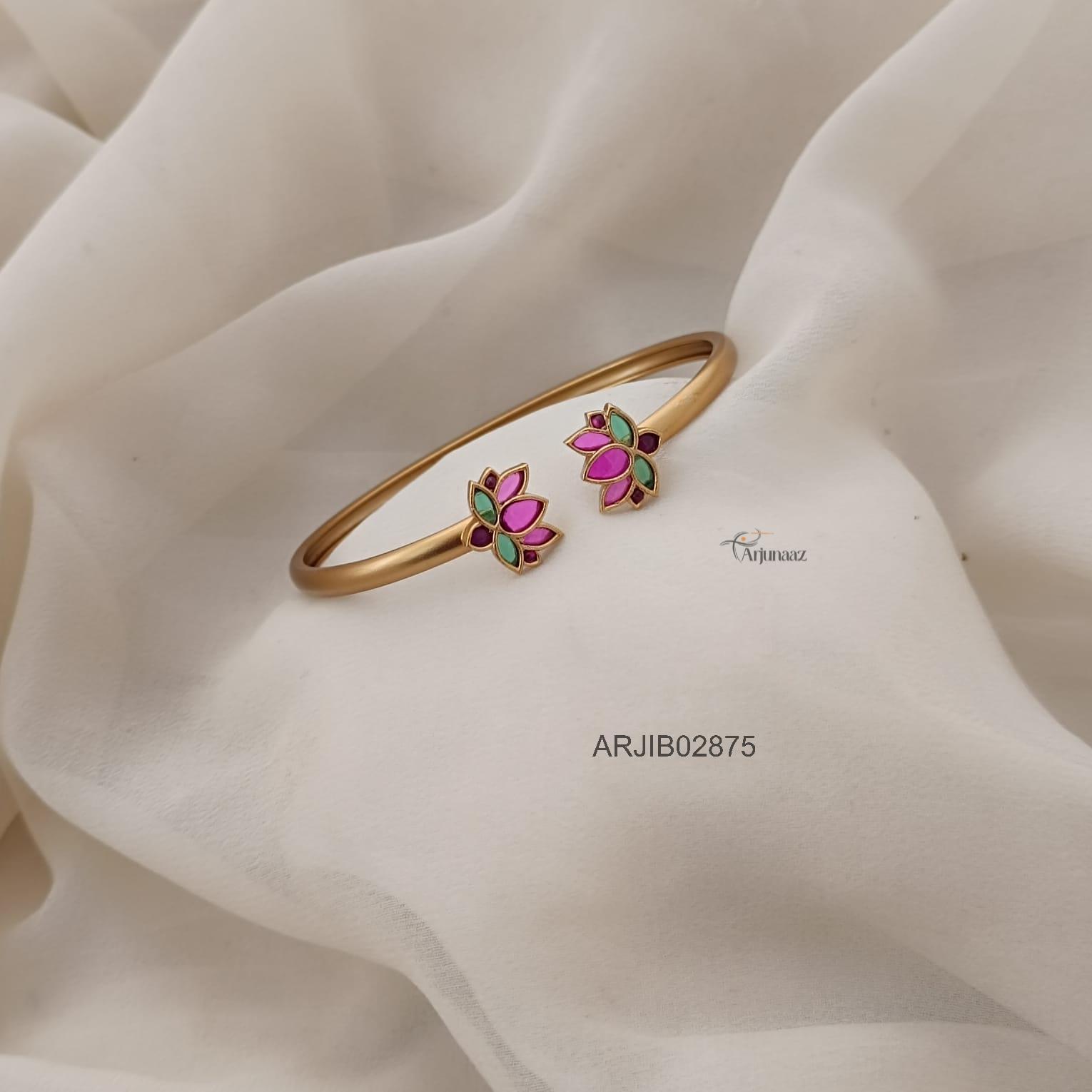 2875-01 Lotus Open Type Bracelet