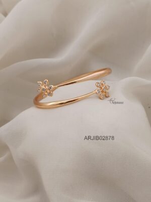 Floral Diamond Look Alike Bracelet