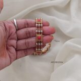 Traditional Coral and Pearl Bangles