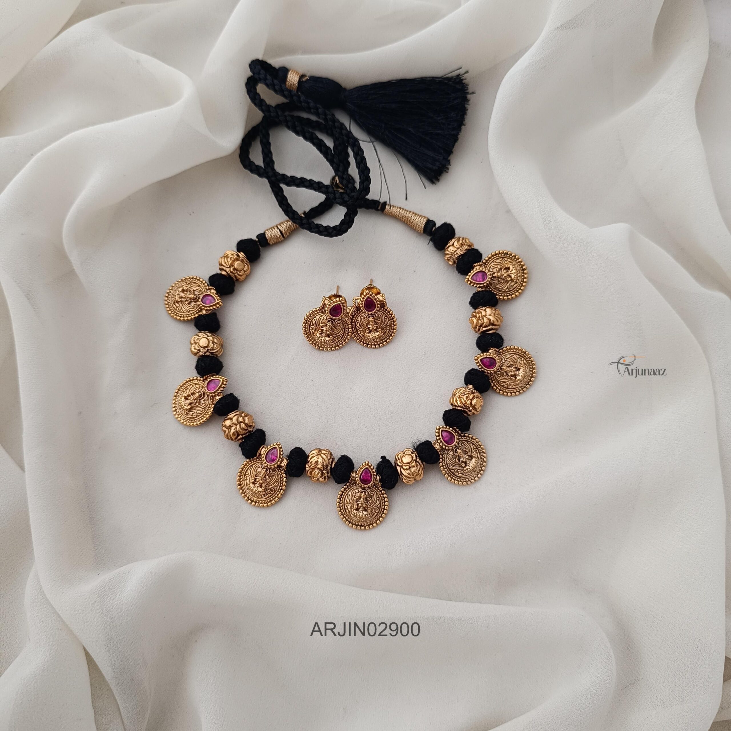 Traditional Black Dori Necklace Traditional Black Dori Necklace