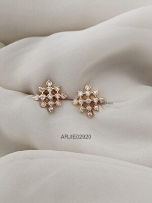 Kolam Style Screw Back Earrings