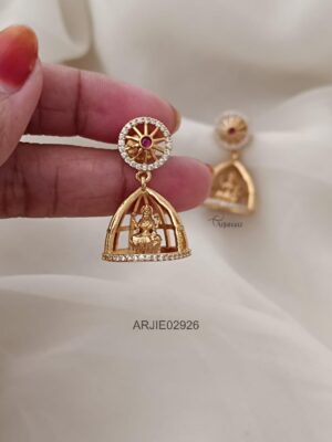 Light Weight Lakshmi Jhumkas ARJIE02926