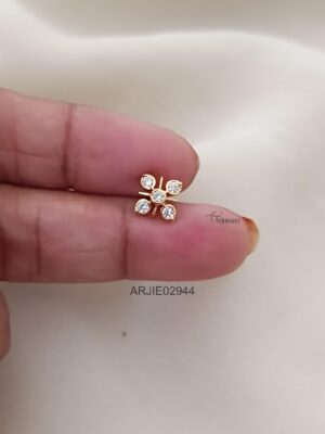 5 Stone Kids Stud Earrings