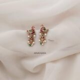 Traditional Peacock Drop Earrings