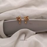 Victorian Peacock Earrings