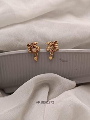 Victorian Peacock Earrings