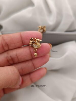 Victorian Peacock Earrings