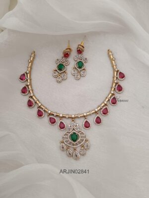 CZ Stone Hasli Necklace ARJIN02841