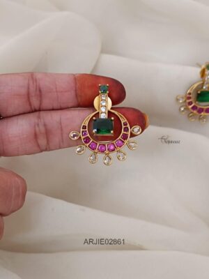 Multi Chandbali Earrings ARJIE02861