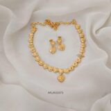 Gold Polish Heart Necklace