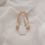 Diamond Look Stone Bangles - Set of 4