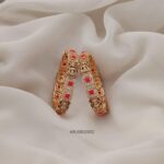 Beautiful Coral CZ Bangles