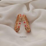 Beautiful Coral CZ Bangles