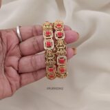 Beautiful Coral CZ Bangles