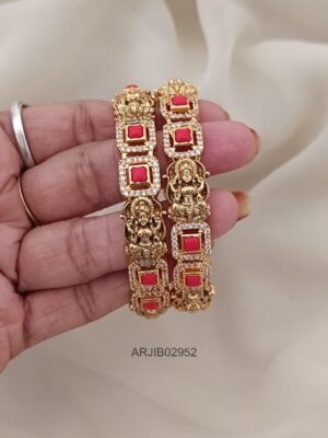 Beautiful Coral CZ Bangles