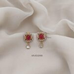 Ruby Victorian Earrings