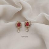 Ruby Victorian Earrings