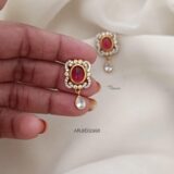 Ruby Victorian Earrings