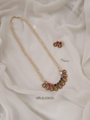Navarathna Pearl Chain