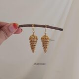 Layered Style Hook Drop Earrings