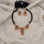 Chandbali Design Black Dori Necklace