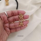 Lakshmi Black Dori Necklace