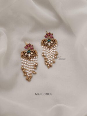 Layered Pearl Earrings