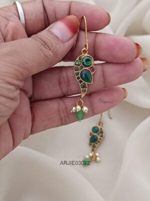 Parrot Hook Drop Earrings